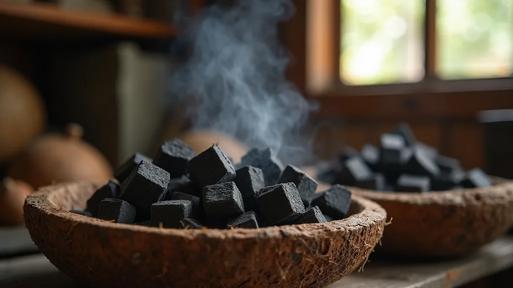 Coconut Charcoal Briquettes: All Shapes From Bali