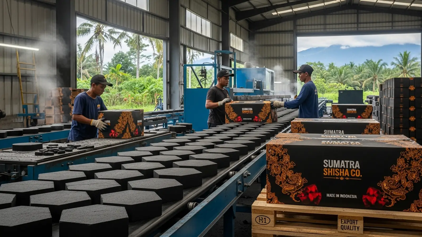 Shisha Charcoal Supplier — a B2B export house
